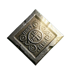 金属板 (高清2D) — 256×256 像素游戏素材