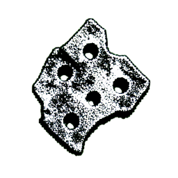 Metal Rusty (1-Bit) - 256x256 pixel art sprite