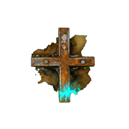 Metal Rusty (Atmospheric) - 256x256 pixel art sprite