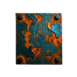 Metal Rusty (Cinematic) - 256x256 pixel art sprite