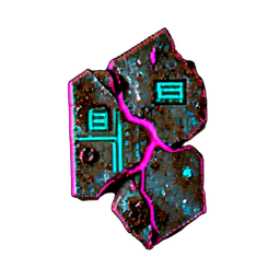 Metal Rusty (Cyberpunk) - 256x256 pixel art sprite