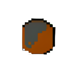 Metal Rusty (Low-Res) - 256x256 pixel art sprite
