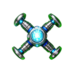 Metal Sci-fi (HD-2D) - 256x256 pixel art sprite