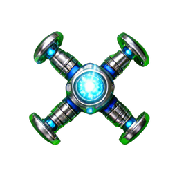 Metal Sci-fi (HD-2D) — sprite pixel art 256×256