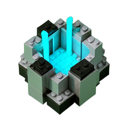Metal Sci-fi (Voxel) - 256x256 pixel art sprite