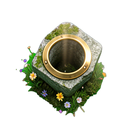 Mile Marker (HD-2D) - 256x256 pixel art sprite