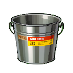 Milking Pail Steel — 256×256 pixel art sprite
