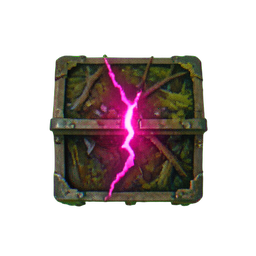 Mimic Chest (Atmospheric) - 256x256 pixel art sprite