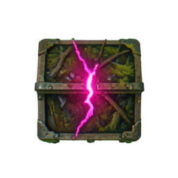 Mimic Chest (Atmospheric) — 256×256 pixel art sprite