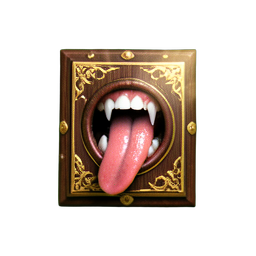 Mimic Chest (HD-2D) - 256x256 pixel art sprite