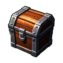 Mimic Chest — 256×256 pixel art sprite