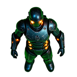 Miner Worker (Cinematic) - 256x256 pixel art sprite