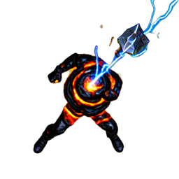 Miner Worker (VFX) - 256x256 pixel art sprite