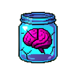 Mini Boss Brain (16-Bit) - 256x256 pixel art sprite