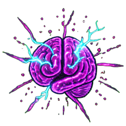 Mini Boss Brain (VFX) - 256x256 pixel art sprite