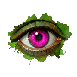 Mini Boss Eye (Atmospheric) — 256×256 pixel art sprite