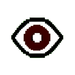 Mini Boss Eye (Low-Res) - 256x256 pixel art sprite