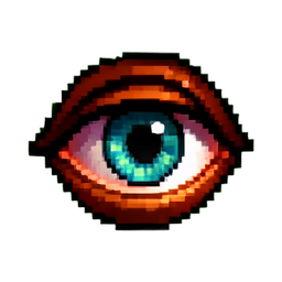 Mini Boss Eye - 256x256 pixel art sprite