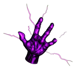 Mini Boss Hand (VFX) - 256x256 pixel art sprite