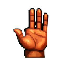 Mini Boss Hand - 256x256 pixel art sprite