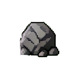 ミニゴーレムの岩石 — 256×256 ピクセルアートスプライト