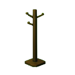 Minimalistisches Mantelregal — 256×256 Pixel-Art-Sprite