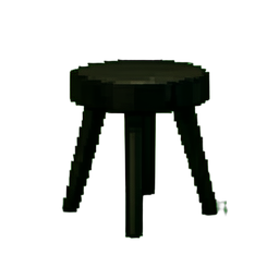 Tabure minimalista — sprite pixel art 256×256