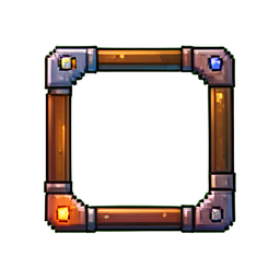 Minimap Frame - 256x256 pixel art sprite
