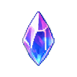 Cristal Menor — sprite pixel art 256×256