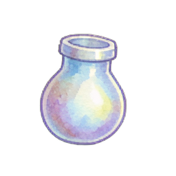 Potion de Mana Mineure — sprite pixel art 256×256