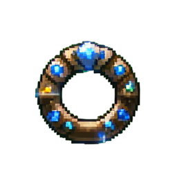 Anel de Força Menor — sprite pixel art 256×256