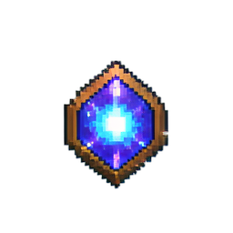 Minor Wisdom Pendant — 256×256 pixel art sprite