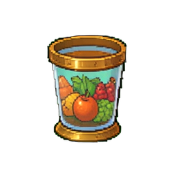Par de Vasos de Té de Menta — sprite pixel art 256×256