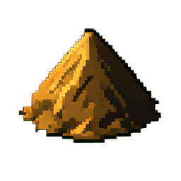 Mithrilstaub — 256×256 Pixel-Art-Sprite