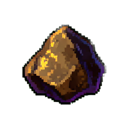 Mineral de Mithril — sprite pixel art 256×256
