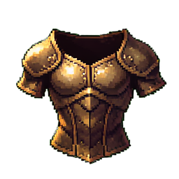 Mithril-Hemd — 256×256 Pixel-Art-Sprite