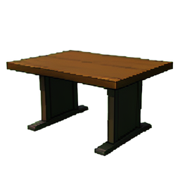 Mesa de comedor moderna — sprite pixel art 256×256