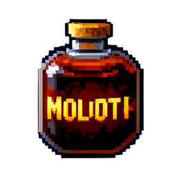 Molotov - 256x256 pixel art sprite