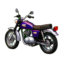 踏板车 — 256×256 像素游戏素材