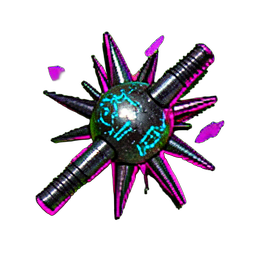 Estrella Matutina (Cyberpunk) — sprite pixel art 256×256