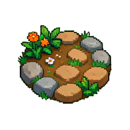 Dalle de Mosaïque — sprite pixel art 256×256