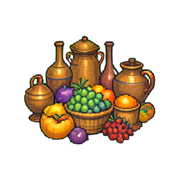 Carrelage mosaïque bleu lâche — sprite pixel art 256×256