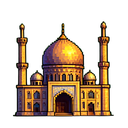 Mosque - 256x256 pixel art sprite
