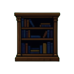 Estante musgosa — sprite pixel art 256×256