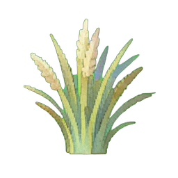 Moosiger Grasbüschel — 256×256 Pixel-Art-Sprite