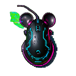 Mouse Thief (Cyberpunk) - 256x256 pixel art sprite