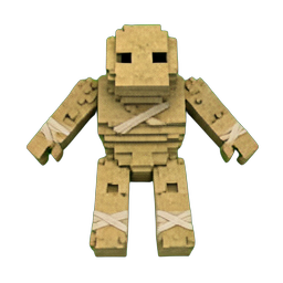 Mumie (Voxel) — 256×256 Pixel-Art-Sprite