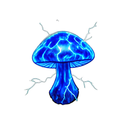 Mushroom Blue (VFX) - 256x256 pixel art sprite