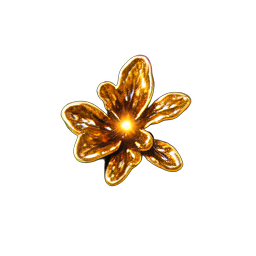 Mushroom Gold (Atmospheric) - 256x256 pixel art sprite