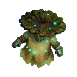 Mushroom Knight (Atmospheric) - 256x256 pixel art sprite